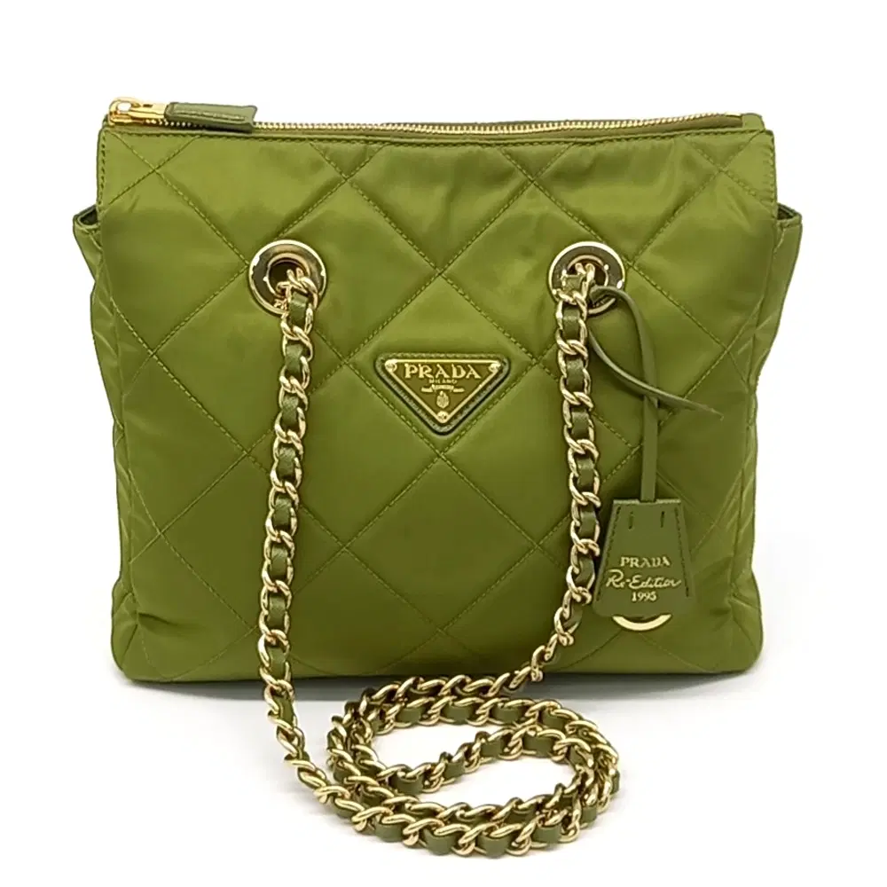 Prada Re-Nylon Chain Shoulder Bag