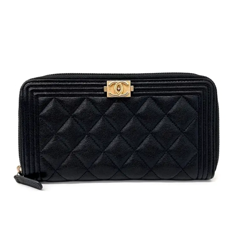 Chanel Caviar Boy Long Wallet-Hover-Image