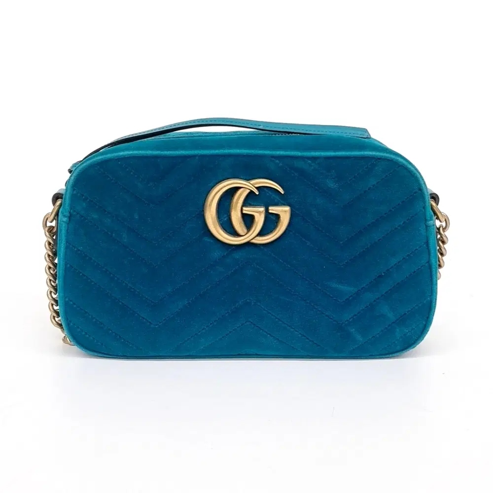 Gucci Velvet Marmont Cross Bag (447632)
