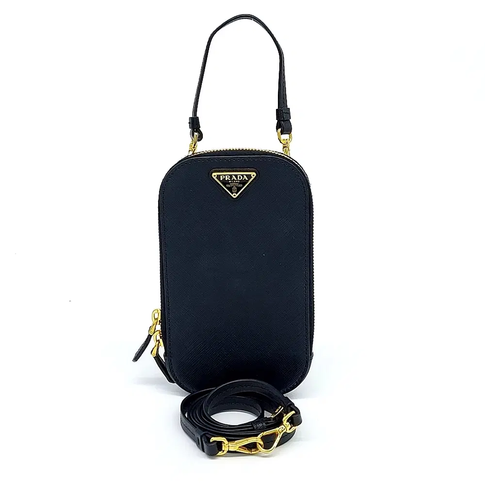 Prada Saffiano Phone Case And Cross Bag