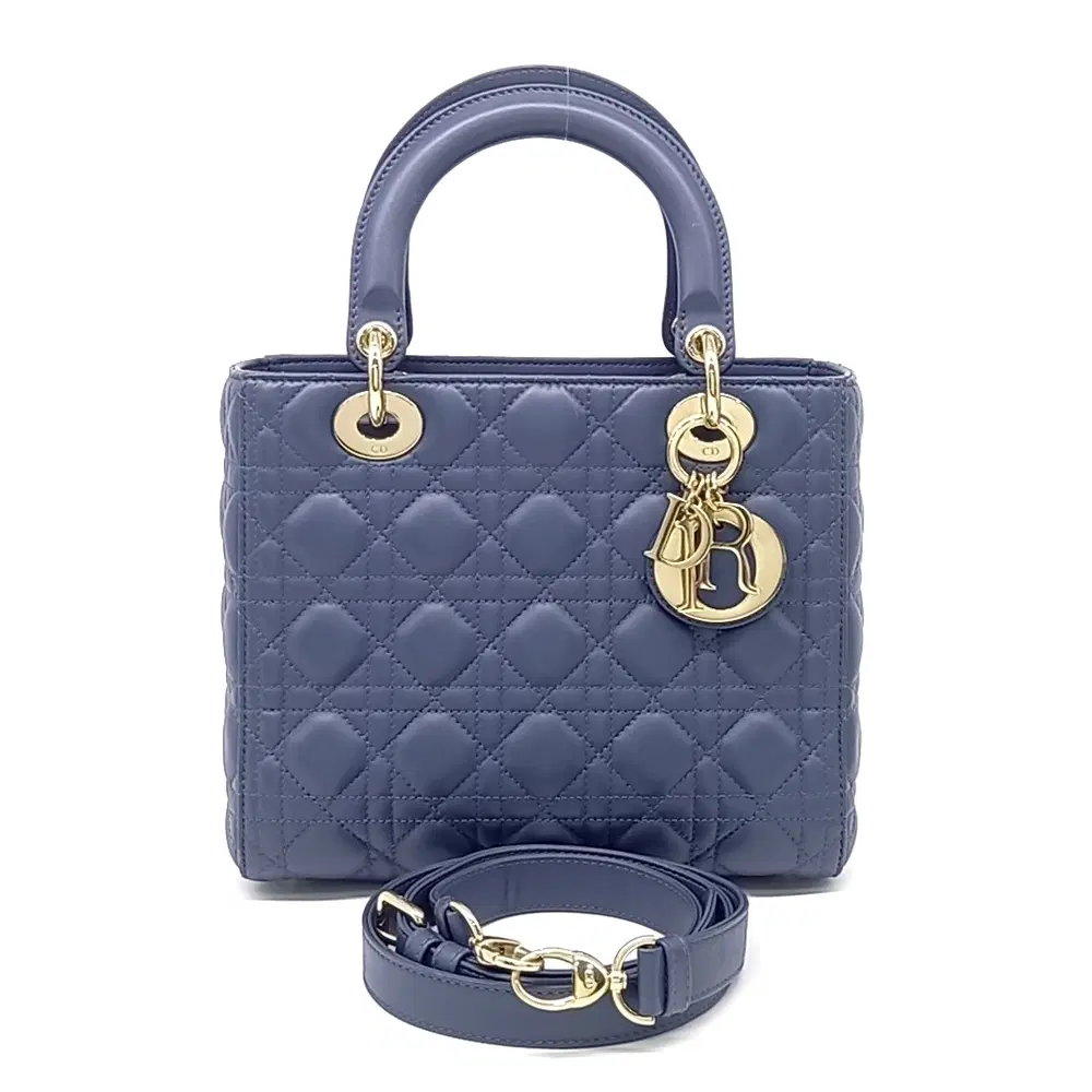 Christian Dior Cannage Lady Bag Medium M0565Onge