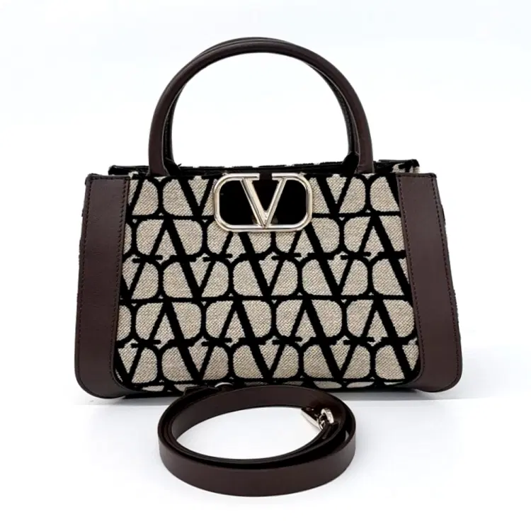 Valentino Toile Iconograph Tote And Shoulder Bag-Hover-Image