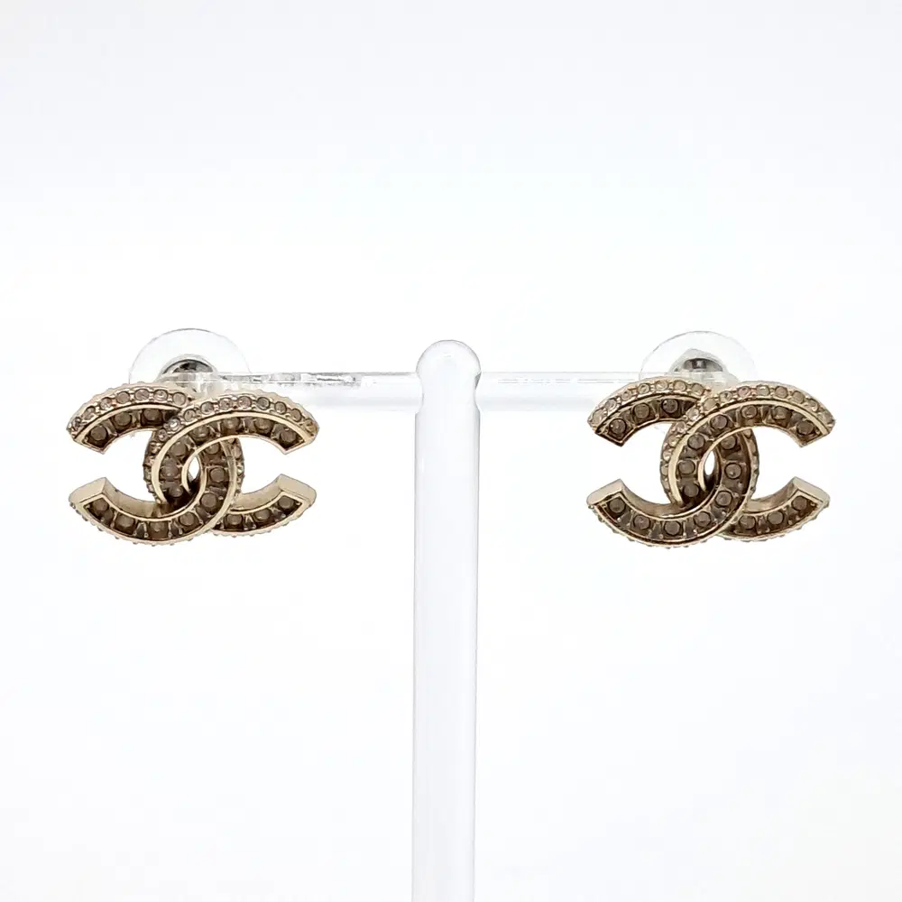 Chanel Logo Earrings