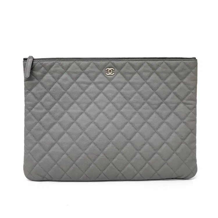 Chanel Caviar Clutch Large-Hover-Image