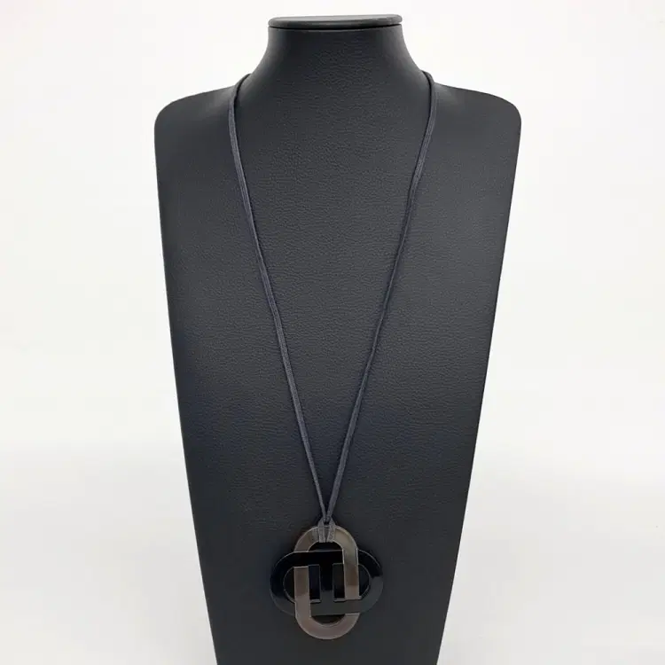 Hermes Horn Necklace-Hover-Image