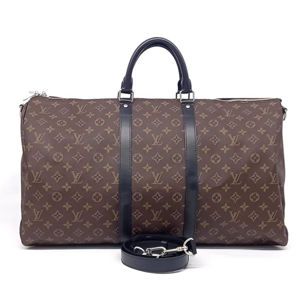 Louis Vuitton Macassar Bandoulière Keepall 55
