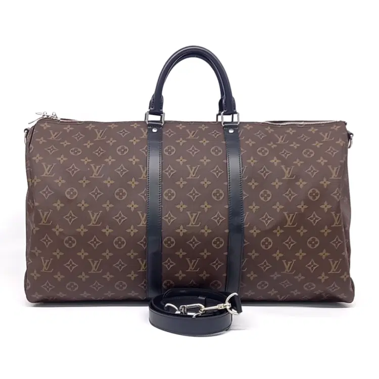 Louis Vuitton Macassar Bandoulière Keepall 55-Hover-Image