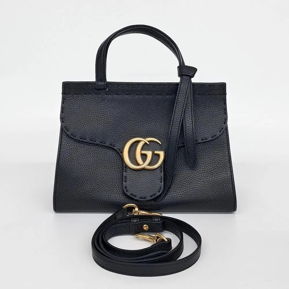 Gucci Gg Marmont Mini Tote And Shoulder Bag (442622)