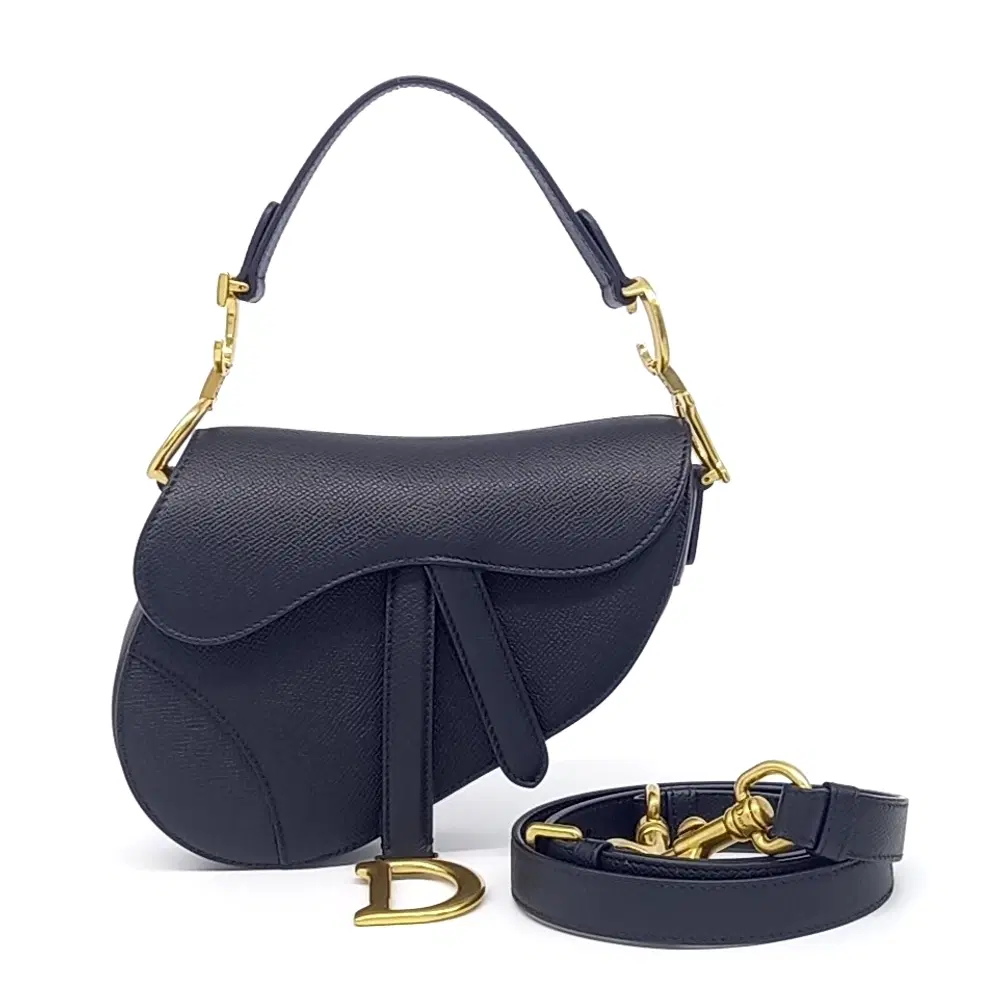 Christian Dior Mini Saddle Bag & Strap