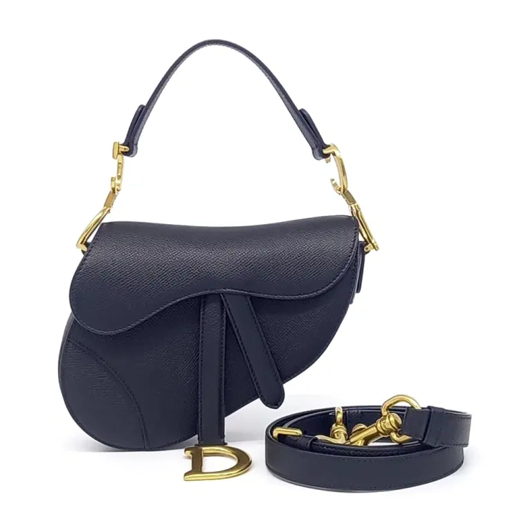 Christian Dior Mini Saddle Bag & Strap-Hover-Image