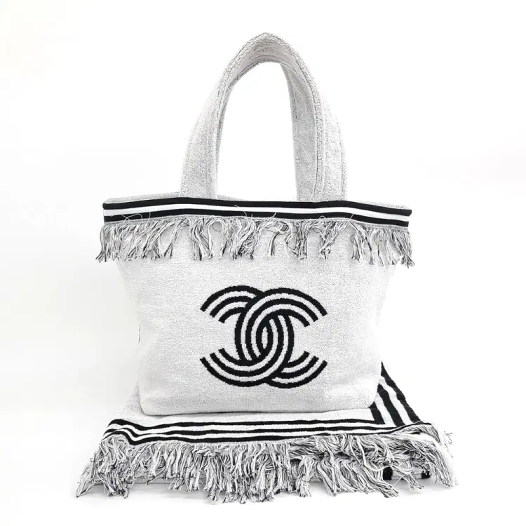 Chanel Beach Bag + Towel Set-Hover-Image