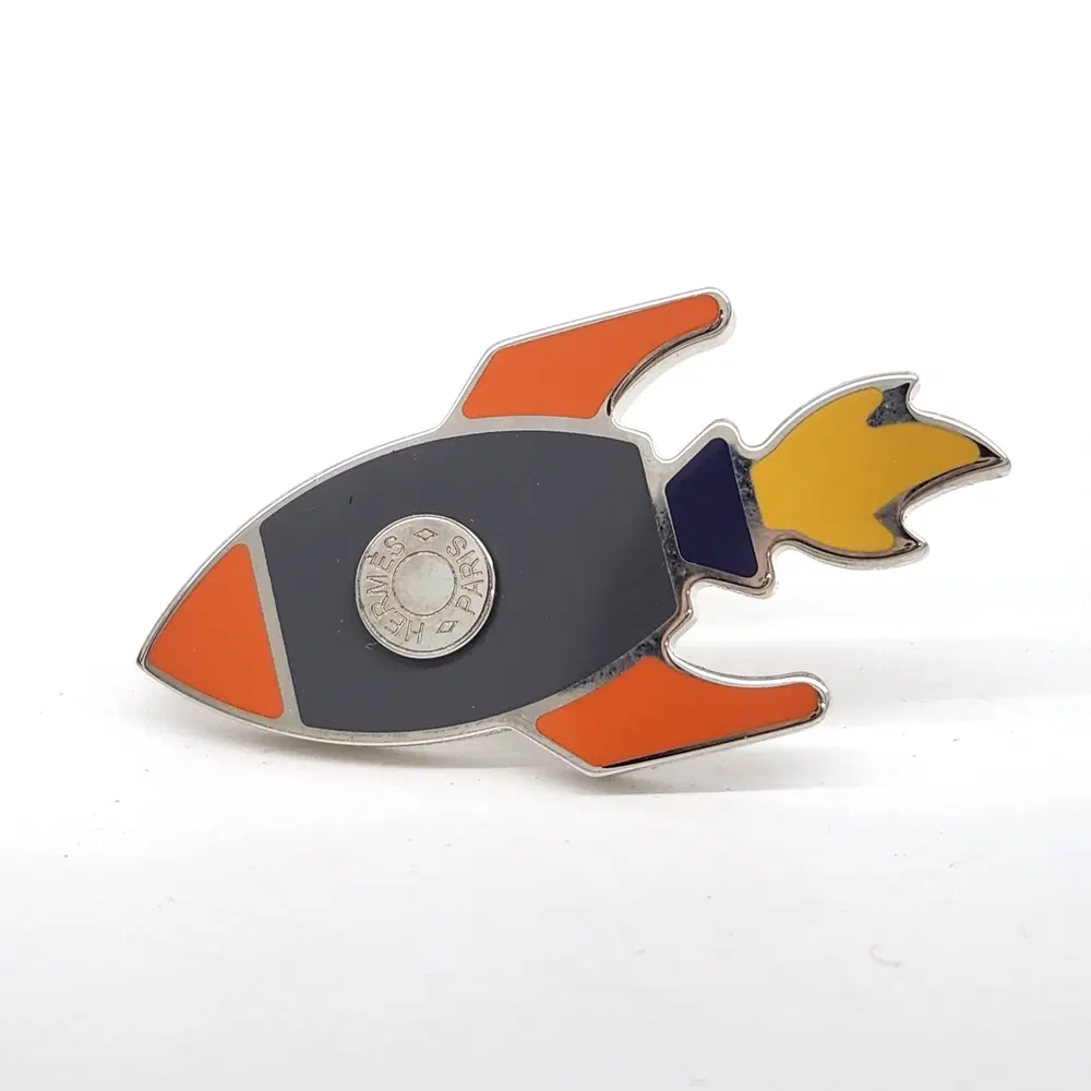 Hermes Spaceship Brooch