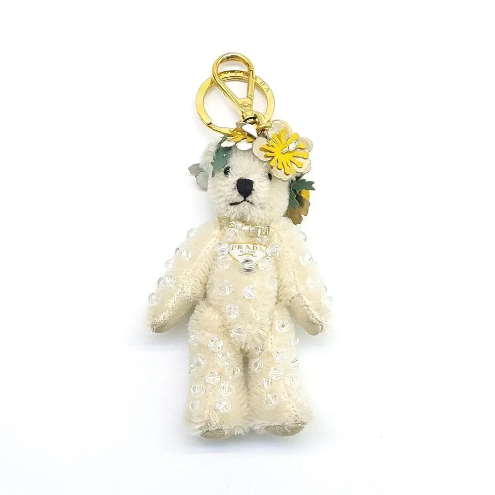 Prada Teddy Bag Charm Key Ring (1To048)