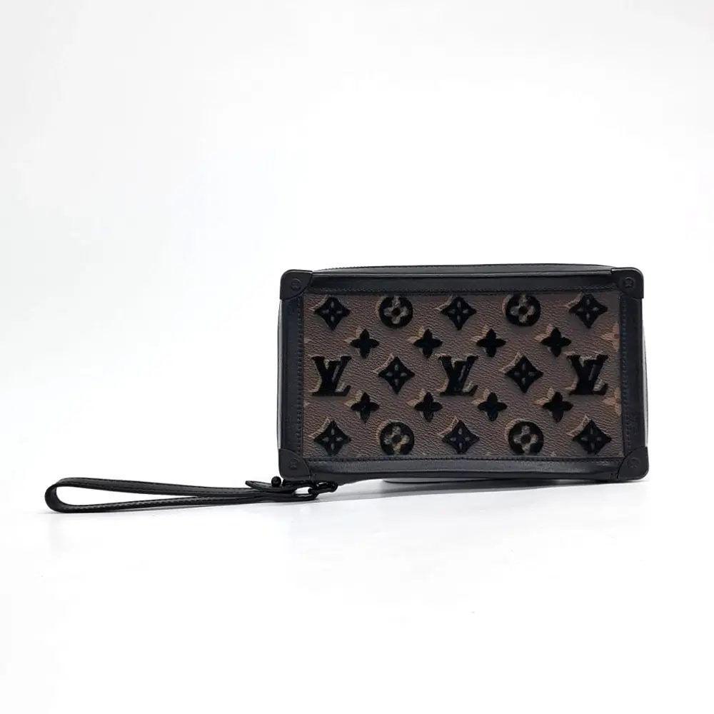 Louis Vuitton Virgil Abloh Soft Trunk Clutch Bag