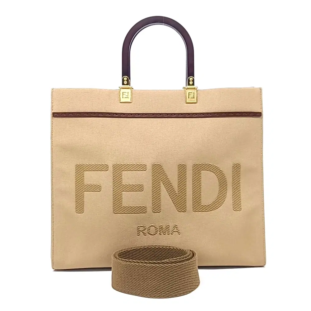 Fendi Sunshine Tote And Shoulder Bag (8Bh386)