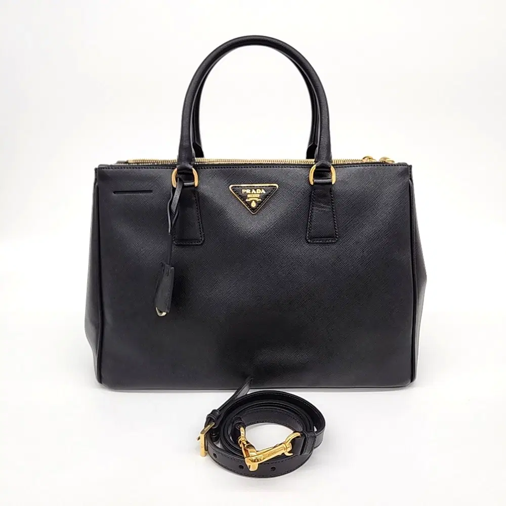 Prada Saffiano Lux Tote And Shoulder Bag (Bn2274)