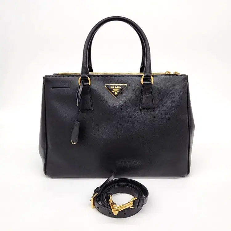Prada Saffiano Lux Tote And Shoulder Bag (Bn2274)-Hover-Image