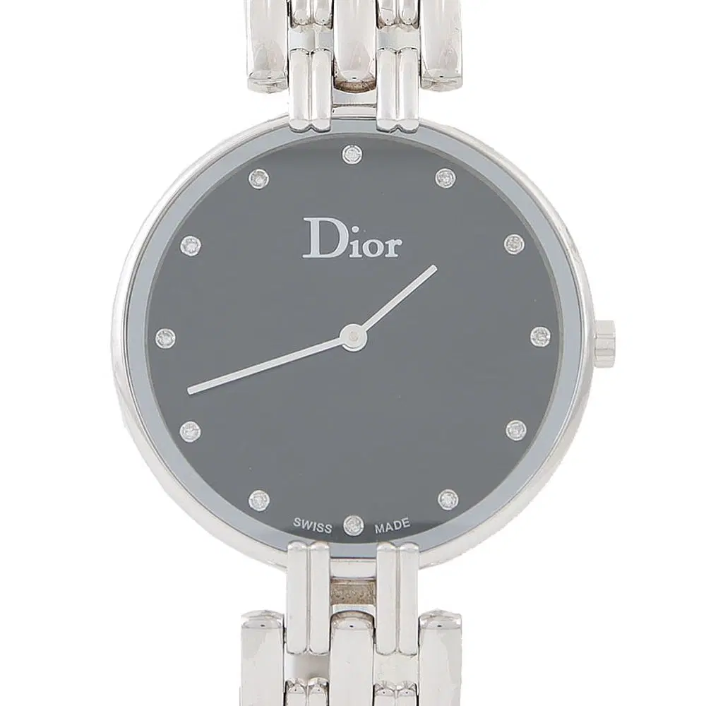 Christian Dior Bagira Diamond Steel Watch (Cd094110)