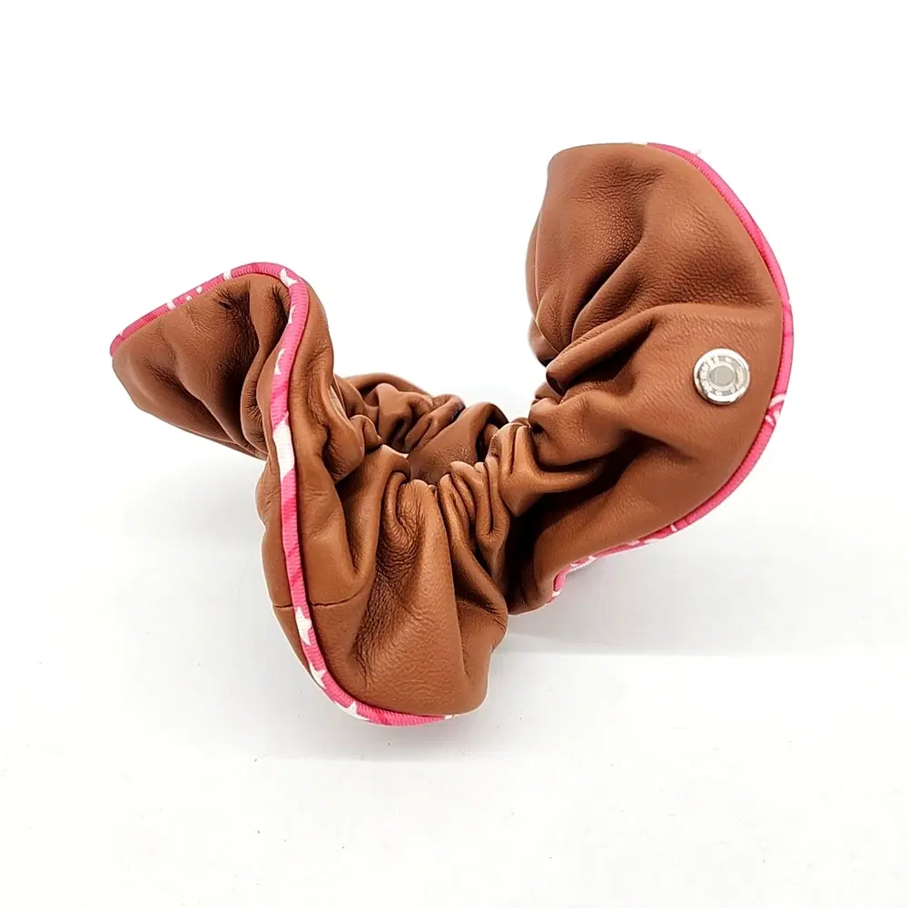 Hermes Leather Scrunchie