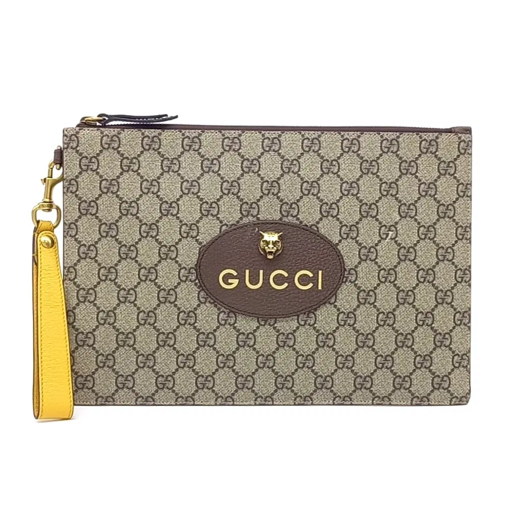 Gucci Gg Supreme Clutch (473956)