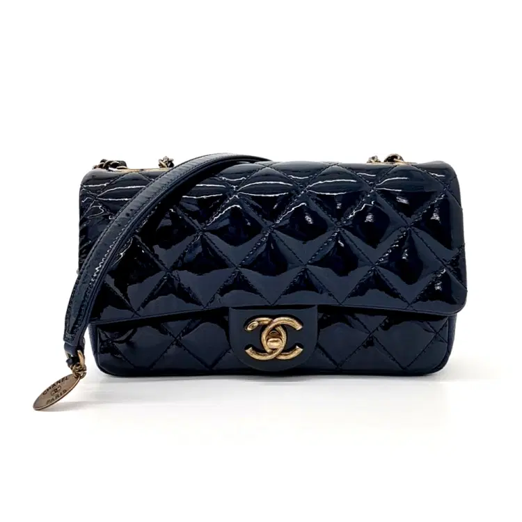Chanel Patent Chain Shoulder Bag-Hover-Image