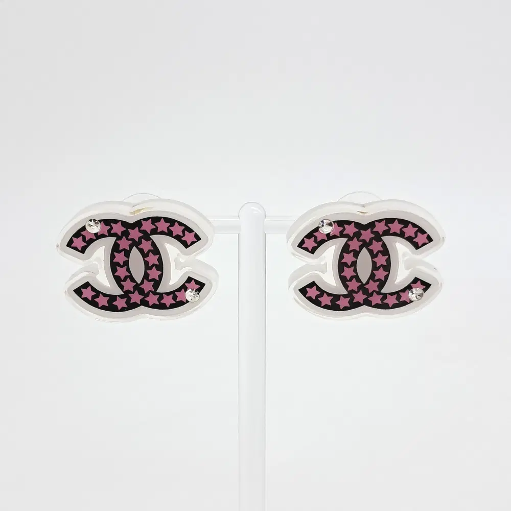 Chanel Logo Earrings