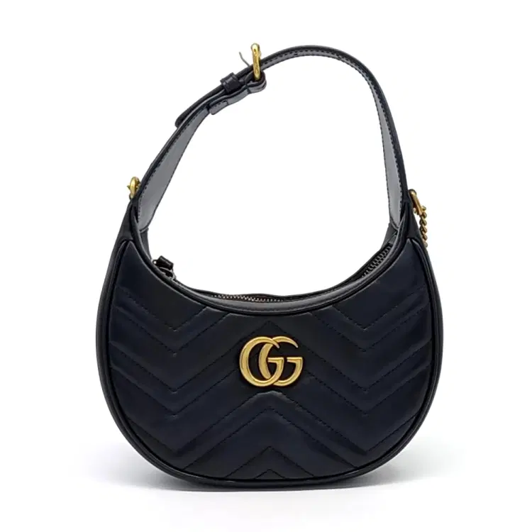 Gucci Marmont Half Moon Mini Shoulder Bag (699514)-Hover-Image