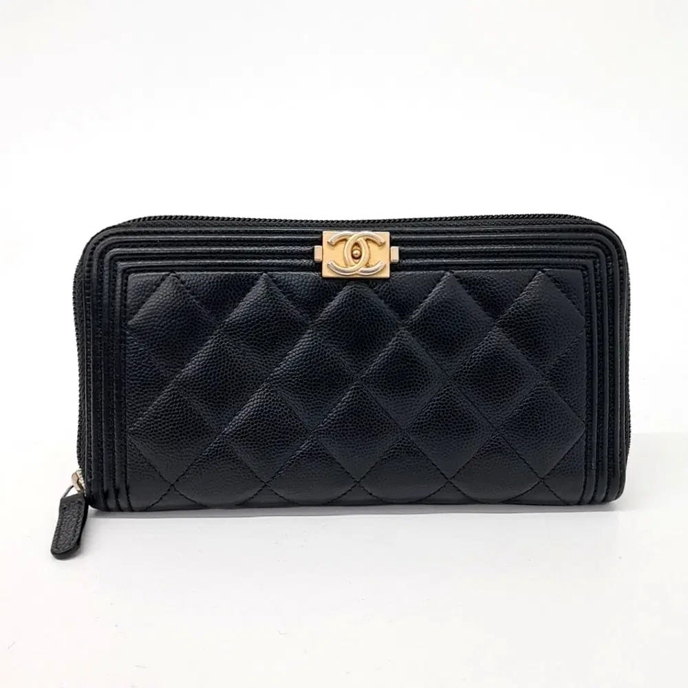 Chanel Caviar Boy Long Wallet