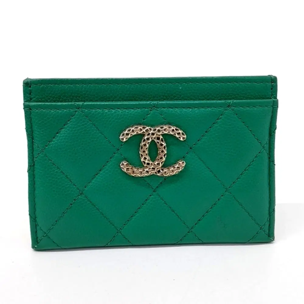 Chanel Caviar Card Wallet Ap3188