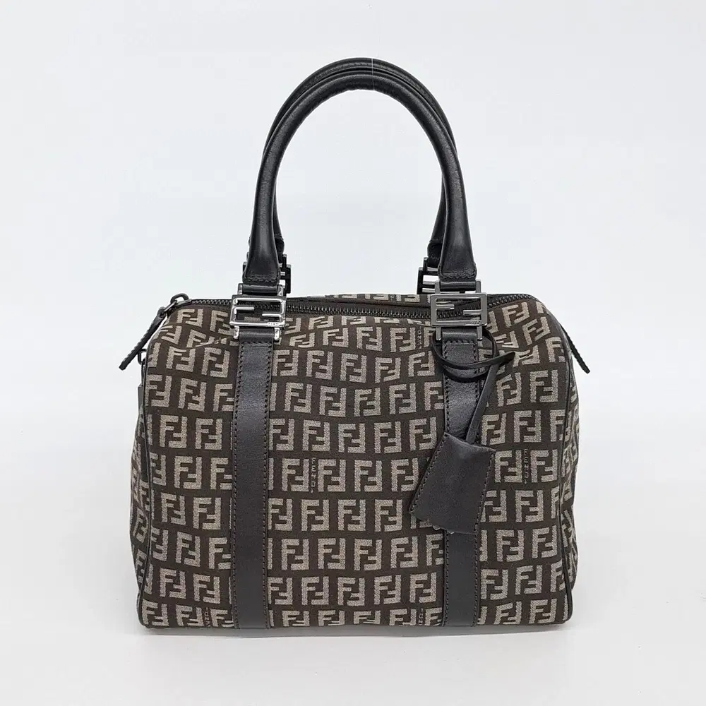 Fendi Zucca Boston Bag