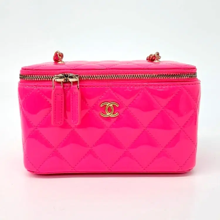 Chanel Patent Golden Ball Vanity Small Cross Bag-Hover-Image