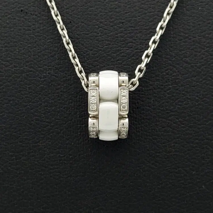 Chanel Diamond Ultra Ceramic Necklace-Hover-Image