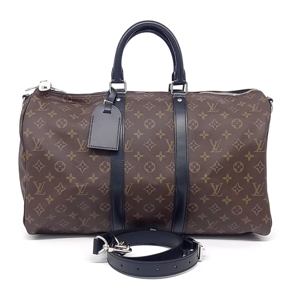 Louis Vuitton Macassar Bandoulière Keepall 45 M56711