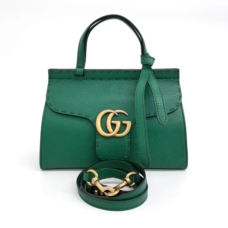 Gucci Gg Marmont Mini Tote And Shoulder Bag (442622)-Hover-Image