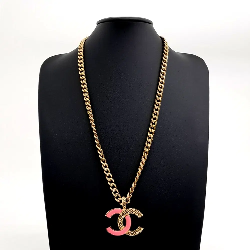 Chanel Logo Chain Necklace