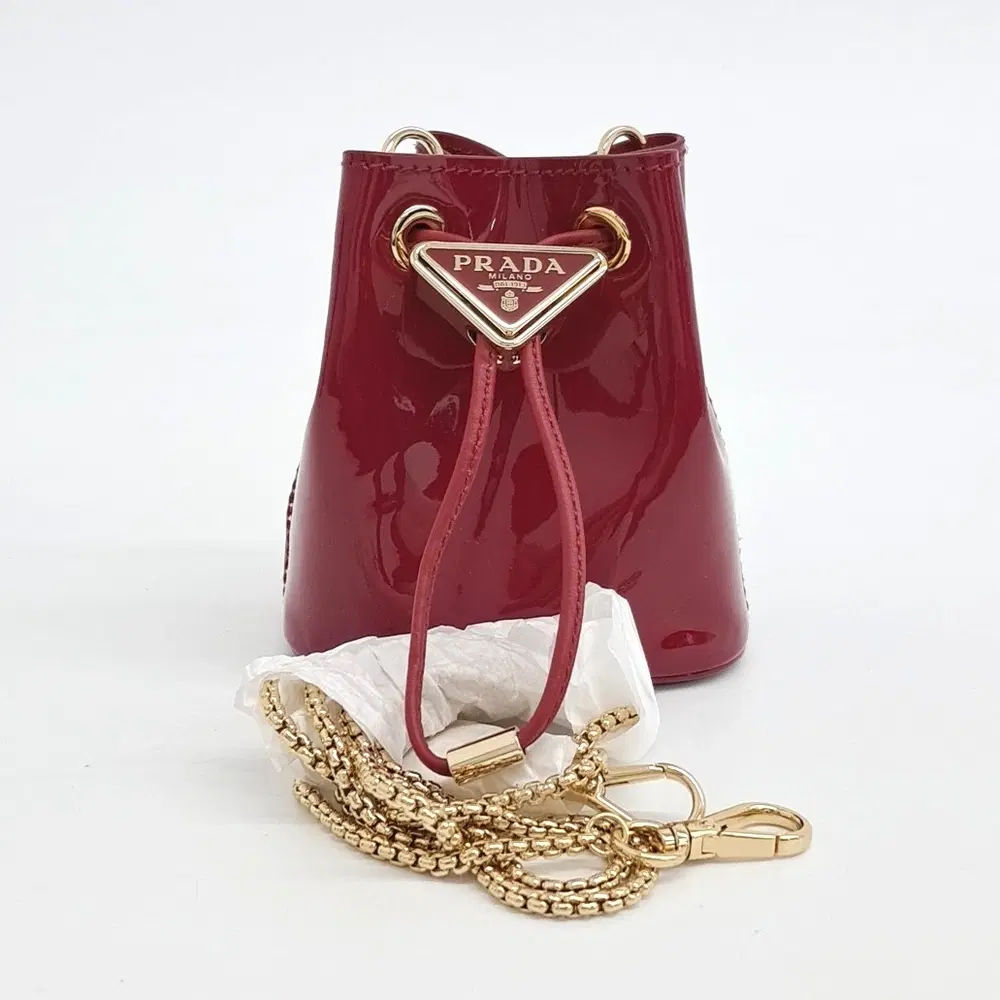 Prada Patent Mini Cross Bag (1Nr016)