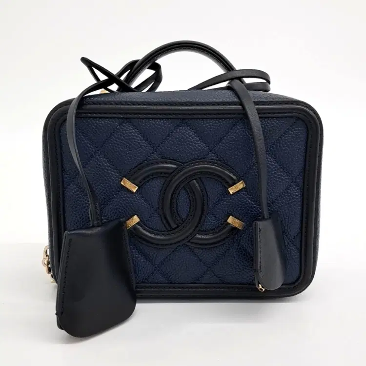 Chanel Caviar Cosmetic Tote And Shoulder Bag A93342-Hover-Image