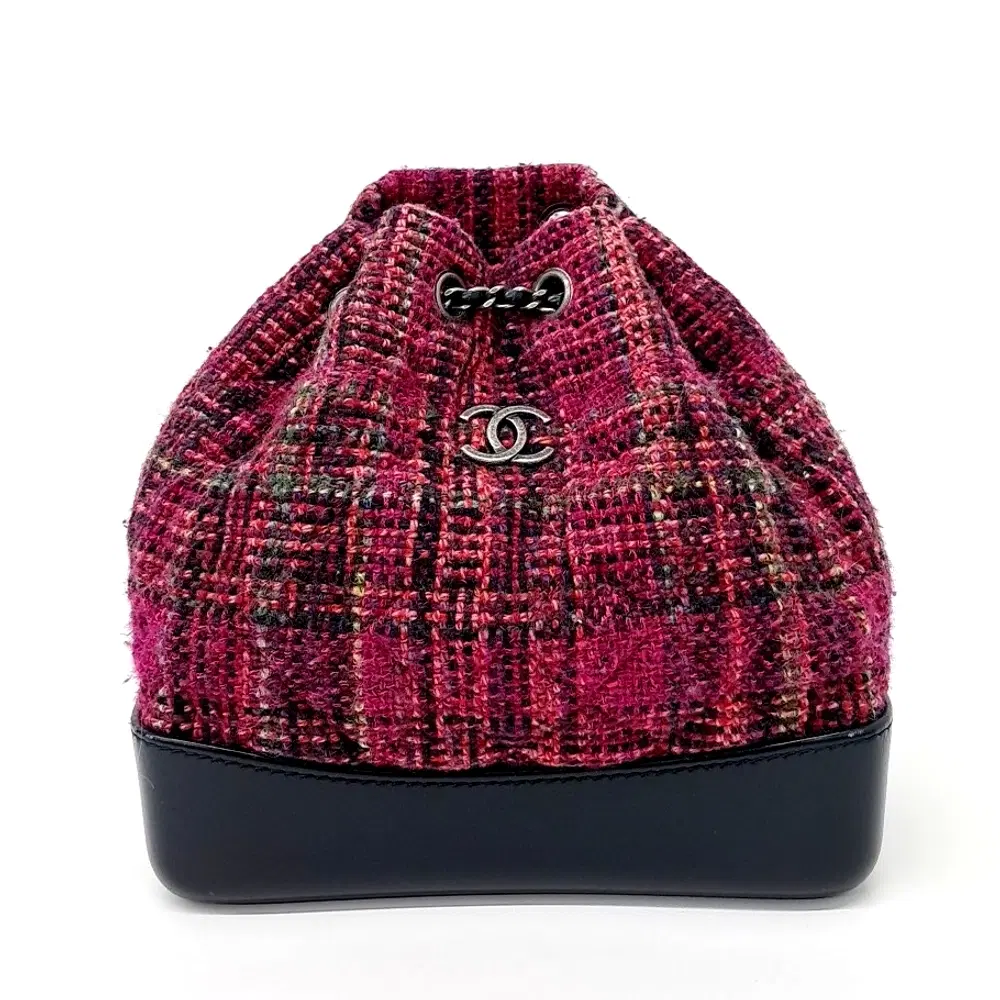 Chanel Tweed Gabrielle Backpack Small