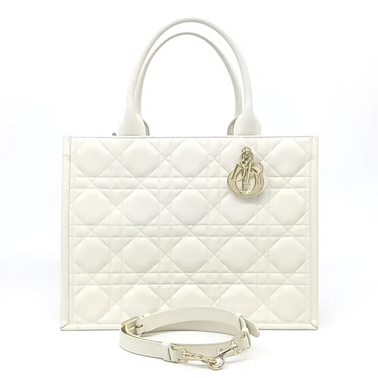 Christian Dior Macrocannage Book Tote Bag Medium-Hover-Image