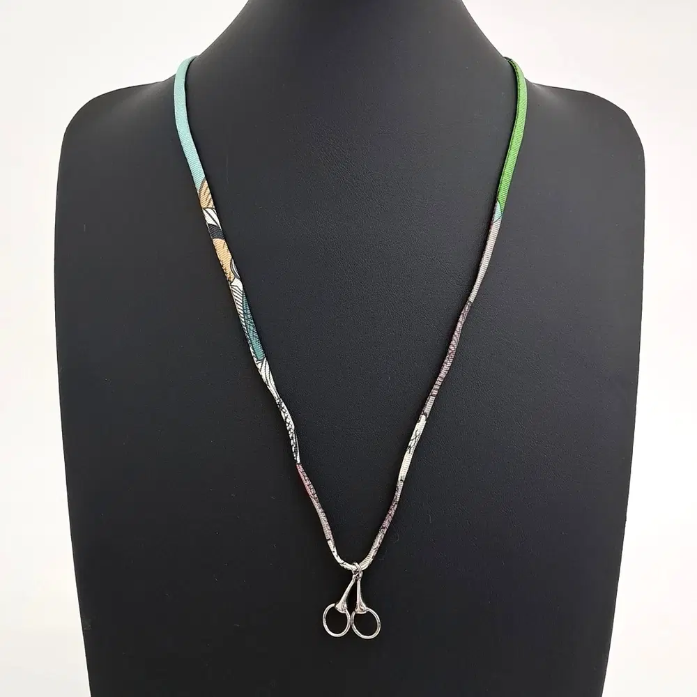 Hermes Tourbillon Silk Necklace