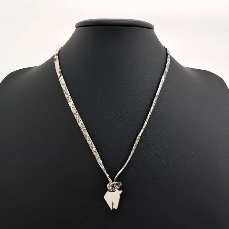 Hermes Tourbillon Silk Necklace-Hover-Image