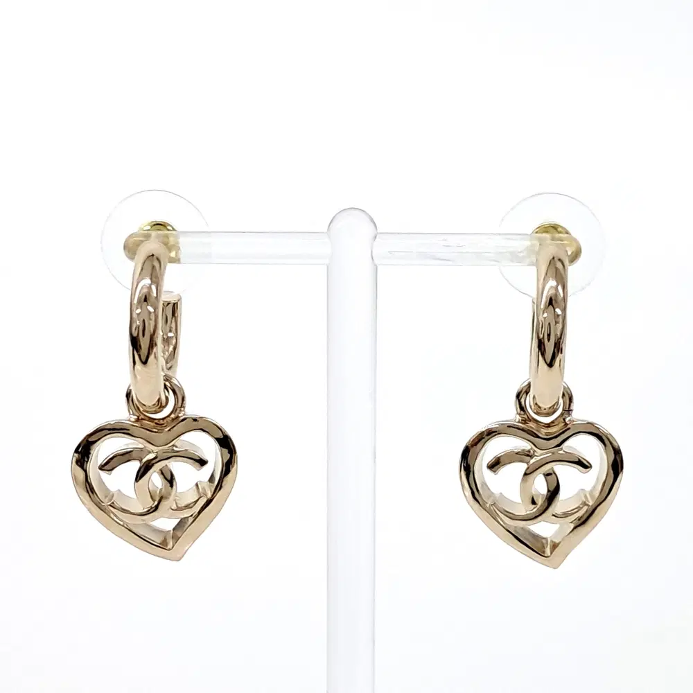 Chanel Heart Earrings