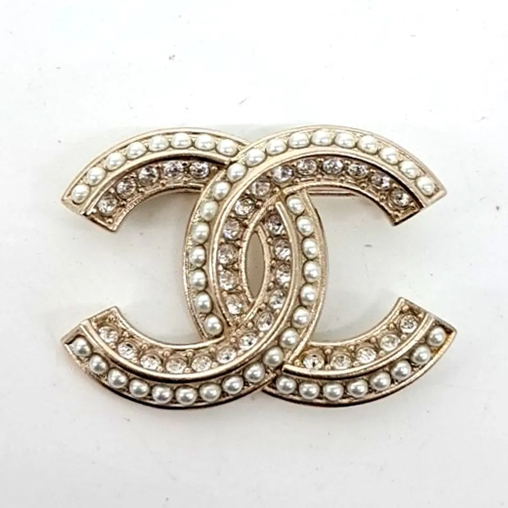 Chanel Logo Brooch
