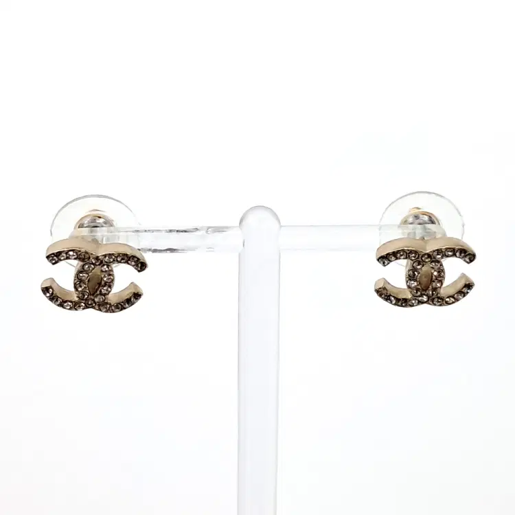 Chanel Logo-Embellished Earrings-Hover-Image