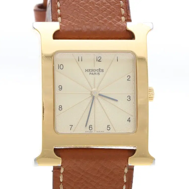 Hermès H-Hour Gold-Plated Watch (Hh1.501)-Hover-Image