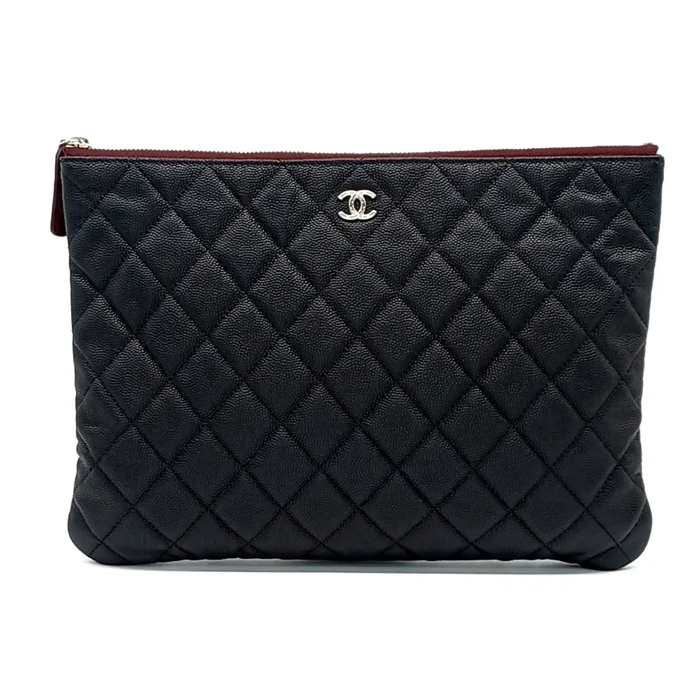 Chanel Caviar Clutch New Medium