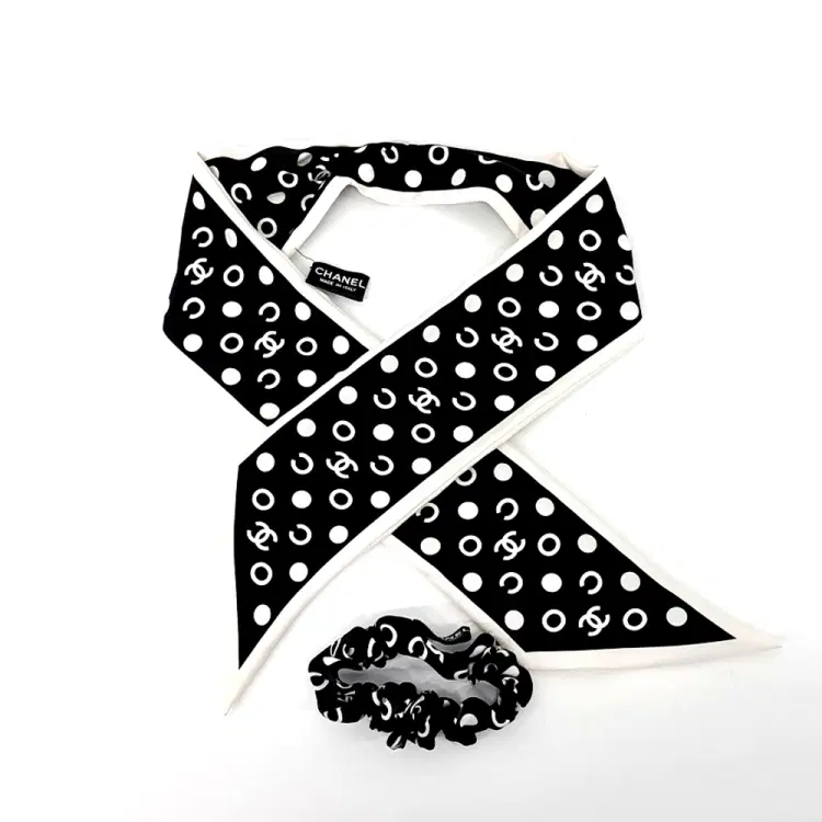 Chanel Hair Scrunchie And Twilly-Hover-Image
