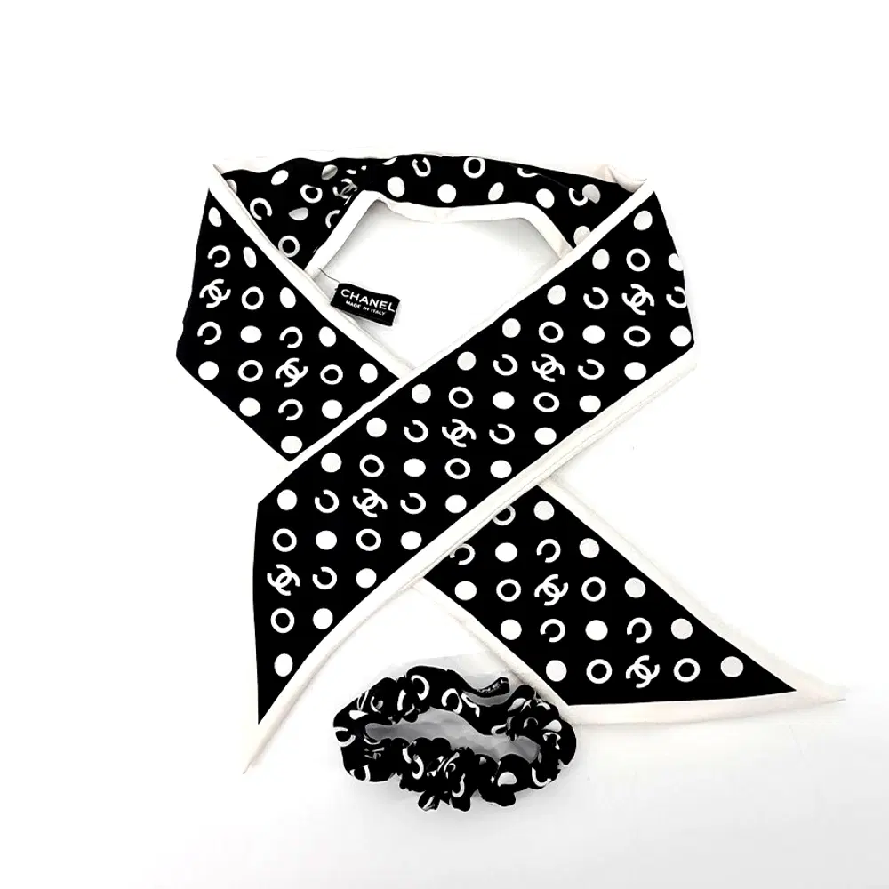 Chanel Hair Scrunchie And Twilly