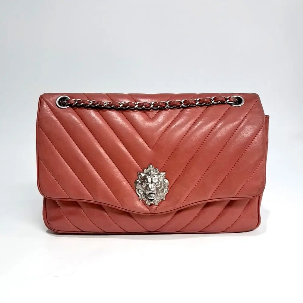 Chanel Chevron Lion Flap Bag
