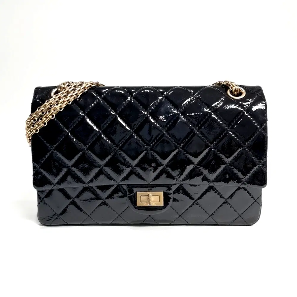 Chanel Patent Vintage 2.55 Bag 28